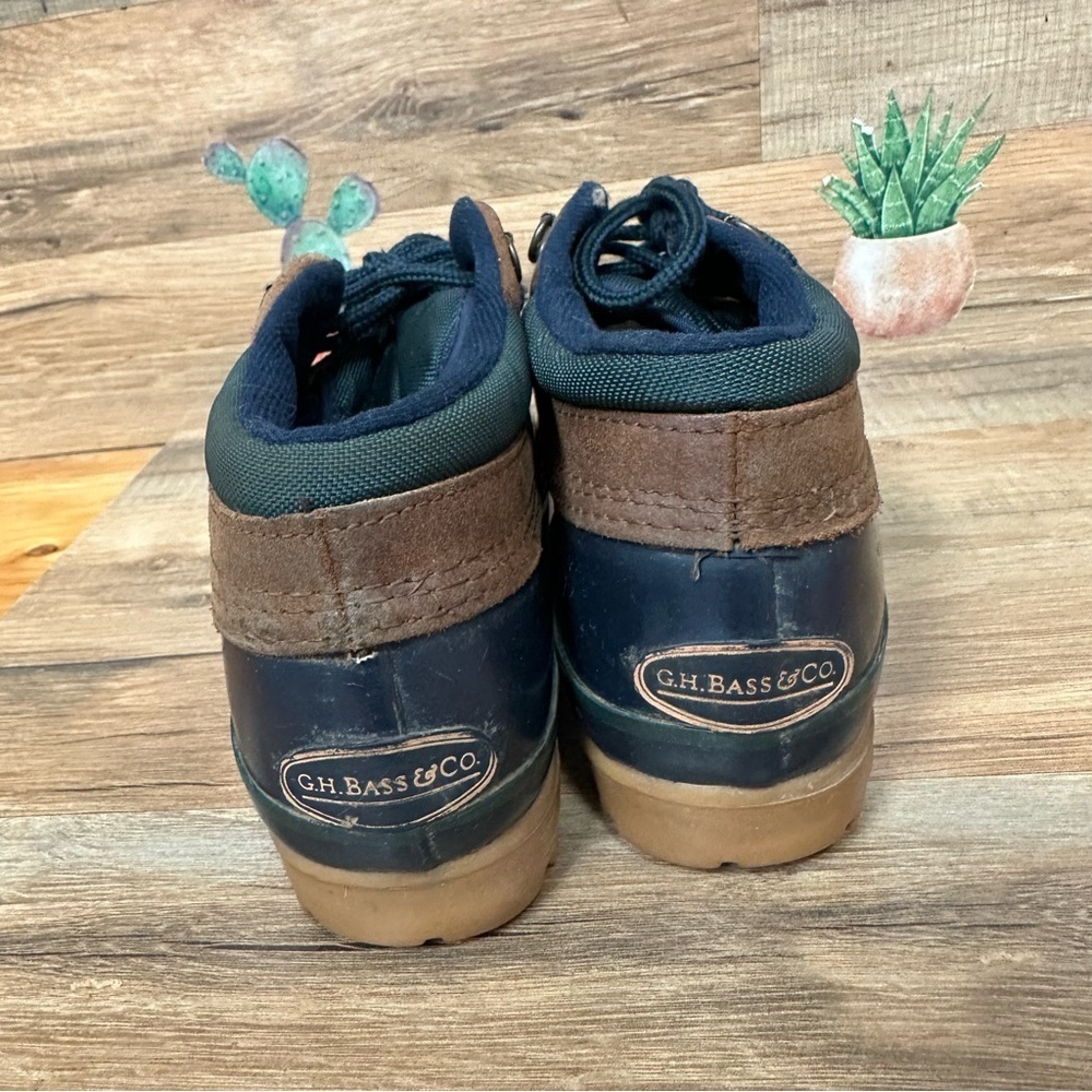 G.H. Bass & CO Gayle rubber duck shoes rain clogs women’s size 8 - Picture 4 of 7